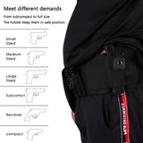 Belly Band Holster for Concealed Carry-Gun Holster for Women & Men Fits Glock, Smith Wesson, Taurus, Ruger, and More-Breathable Neoprene Waistband Holster for Most Pistols and Revolvers by Aomago