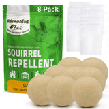 DALIYREPAL Squirrel Repellent Outdoor,Chipmunk Repellent Outdoor,Keep Squirrel Away for Plants,Squirrels Repellent for Garden, Mint Squirrel Deterrent for Attic,Safe Around Kid & Pets 8 Balls/Bag