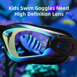 Aegend Kids Swim Goggles, Pack of 2 Swimming Goggles for Children Boys & Girls Age 3-14