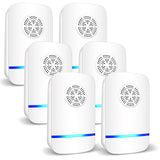 Sroker 6 Packs Ultrasonic Pest Repeller, Electronic Repellent Plug in Indoor Control for Insect, Roach, Mice, Spider, Ant, Bug, Mosquito House, Garage, Warehouse, Office, Hotel