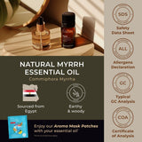 Gya Labs Myrrh Essential Oil for Skin & Diffuser - 100% Natural Myrrh Oil for Gums, Teeth, Face, Nails & Myrrh Oil Essential Oil for Candle Making - 100% Pure Aromatherapy Oils (0.34 fl oz)