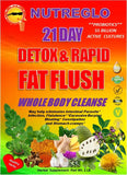 nutreglo 21 Day Rapid Detox and Fat Flush, All Natural Detox Cleanse Drink, Blood Detox and Full Body Cleanse