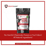 Predator Guard Repellent Plants Pouches - Stop Deer and Rabbits Eating Plants Trees Gardens and Vegetables - 10 Pack Lasts 12 Months - All Natural Ingredients (Deer Repel)