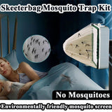 Skeeterbag Mosquito Trap Kit, Skeeterbag Mosquito Trap Kit for Box Fan of Square and Round, Skeeter Bag for Box Fan Mosquito, Skeeter Bag for Mosquitoes, Skeeterbag Net (2PCS)