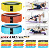 Renoj Resistance Bands for Working Out, Exercise Bands Workout, 3 Booty Bands for Women Legs and Glutes, Pilates Flexbands, Yoga Starter Set