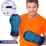 REVIX Microwavable Therapy Mittens for Hands and Fingers Pain Relief, Moist Heat Hand Warmers Gloves for Hand Stiff, Soreness, Arthritis, Carpal Tunnel, Natural Unscented Heating Mitts (1 Pair)