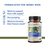 Motherlove More Milk Plus (120 Capsule Value Size) Fenugreek-Based Lactation Supplement to Support Breast Milk Supply—Non-GMO, Organic Herbs, Vegan, Kosher, Soy-Free