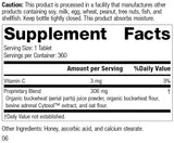 Standard Process Cyruta Plus - Whole Food Cholesterol Supplements - 360 Tablets