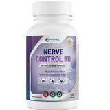 Phytage Labs Nerve Control 911 - Natural Plant Based Nerve Health Supplement Capsules- 2 Pack