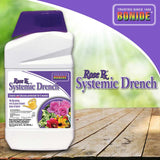 Bonide Rose Rx Systemic Drench, 32 oz Concentrate, Garden Insect & Disease Prevention for Roses, Flowers and Ornamentals