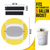 Mouse Trap Bucket,Upgraded Rat Trap Bucket，Bucket Lid Mice Trap ，Auto Reset Rat Trap Compatible 5 Gallon Bucket