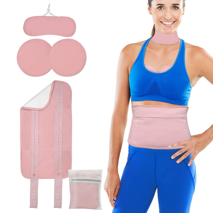 Beofinest Castor Oil Pack Wrap, Organic Castor Oil Packs for Liver Detox, Castor Oil Compress Reusable for Waist and Neck, Thyroid, Constipation, Inflammation