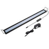 hygger 20W Full Spectrum Aquarium Light with Aluminum Alloy Shell Extendable Brackets, White Blue Red LEDs, External Controller, for Freshwater Fish Tank (30-36 inch)