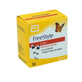 Freestyle lite glucose test strips 50 count