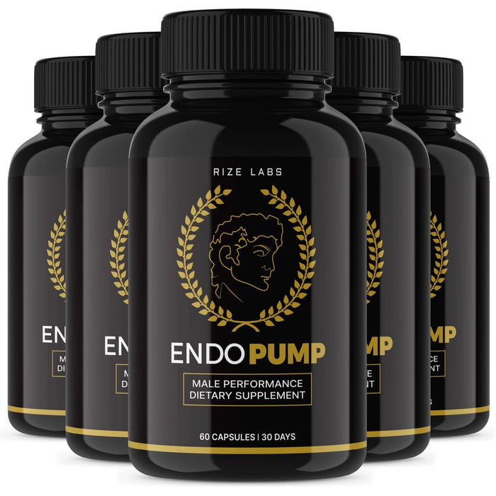 (5 Pack) EndoPump Capsules - Endo Pump Pills Support EndoPump Supplement Advanced Formula Performance Pill Energy Pump Gym Healthy Extra Strength Made in USA (300 Capsules)