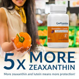 EyePromise Zeaxanthin + Lutein Eye Vitamin - 180 Softgels Capsules Made with Natural Ingredients for Diets Including Gluten Free and Vegetarian (3-Month Supply (180 softgels))