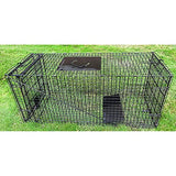 Humane Way Folding 42 Inch Live Humane Animal Trap - Safe Traps for All Animals - Dogs, Raccoons, Cats, Groundhogs, Opossums, Coyote, Bobcat - 42"x16"x18"