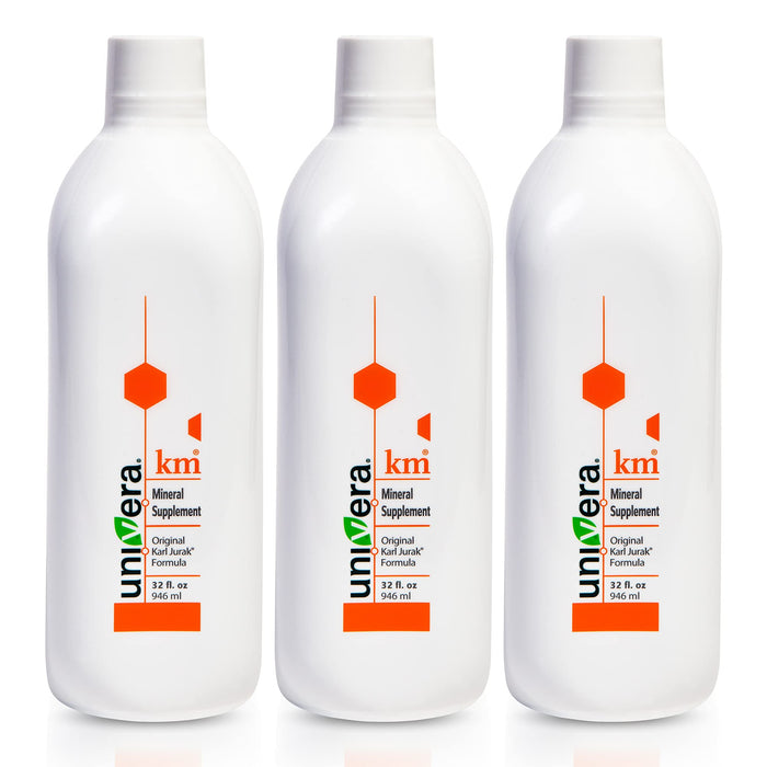 Univera KM Mineral Supplement | Original Karl Jurak Formula | Rich in Potassium & Vitamins | Stabilizes pH Balance | Supports Digestion + Nutrient Absorption | Natural Phytonutrients | 90 Day Supply