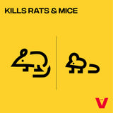 Victor M241SR-3 Indoor Electronic Humane Rat and Mouse Trap - No Touch, No See Electric Rat and Mouse Trap - 3 Traps Black