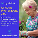 LogicMark Freedom Alert, Personal Emergency Device, 2-Way Call with Family and Police for Home Safety, Device for Seniors and The Elderly