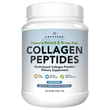 AMANDEAN Collagen Peptides Powder 1kg. Grass-Fed, Enzymatically Hydrolyzed, Type 1 & 3. Agglomerated, Easy to Mix, Unflavored, Non-GMO. Protein with 18 Amino Acids for Healthy Skin, Hair, Nails.