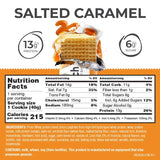 Power Crunch Protein Wafer Bars, High Protein Snacks with Delicious Taste, Salted Caramel, 1.4 Ounce (12 Count)