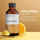 Majestic Pure Citrus Essential Oil Blend | 100% Pure & Natural for a Joyful, Positive Aroma | Pink Grapefruit, Orange, Spearmint, Lemon Essential Oil for Diffusers & Aromatherapy | 1oz