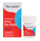 Tasteless Iron for Kids + Toddlers- Free of Sweeteners, Flavors and Preservatives- 4 Month Supply- Add to Beverages or Food.