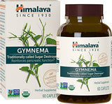 Himalaya Organic Gymnema Herbal Supplement, Supports Pancreatic Function, Glucose Metabolism, Weight Management, Sugar Destroyer, USDA Certified Organic, Non-GMO, 700 mg, 60 Plant-Based Caplets,2 Pack