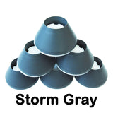 Walker Coasters, Medical Accessories, 6 Count (Storm Gray)