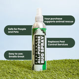 Cedarcide All-Purpose Bug Spray | Kill and Control Mosquitos, Fleas, Ticks, Ants | Made with Natural Essential Oils | Use on People, Pets & Kids (Cedarwood, Quart (32 Oz.))
