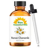 Sun Essential Oils 4oz - Chamomile (Roman) Essential Oil - 4 Fluid Ounces