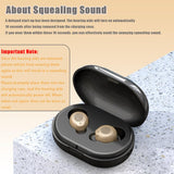 Tangsonic Hearing Aids,Rechargeable Hearing Amplifiers For Seniors,With Noise Cancelling and Charging Case Mini Invisible Hearing Aids.