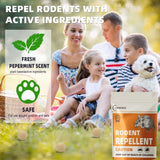 ANEWNICE Rodent Repellent,Mouse Repellent,Mice Repellent for House,Natural Rat Repellent, Peppermint Oil to Repel Mice and Rats,Ready-to-Use for Indoor & Outdoor Use - 8 Packs