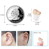 CIC Digital Hearing Aid Invisible Ear Sound Amplifier Hearing Aids Enhancer Wireless Portable For Adults Small and Tiny (Right)