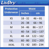 LivDry Large Ultimate Adult Pull Ups for Women and Men, Incontinence Underwear, High Absorbency, L, 15-Pack