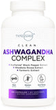 Type Zero KSM-66 Ashwagandha Root Extract 1,200mg, 60 Servings - High Potency 5% Withanolides - with Turmeric, Rhodiola Rosea and BioPerine Black Pepper Extract - 180 Veggie Caps
