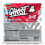 GHOST Legend V3 Pre-Workout Powder, Sonic Cherry Limeade- 30 Servings – Pre-Workout for Men & Women with Caffeine, L-Citrulline, & Beta Alanine for Energy & Focus - Free of Soy, Sugar & Gluten, Vegan