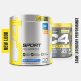 Cellucor C4 Sport Pre Workout Powder Blue Raspberry - Pre Workout Energy with Creatine + 135mg Caffeine and Beta-Alanine Performance Blend - NSF Certified for Sport 30 Servings