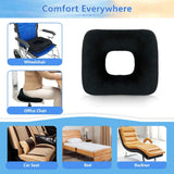 Hemorrhoid Pillow Donut Butt Pillows for Sitting after Surgery Pressure Ulcer Bed Sore Cushions for Butt Medical Seat Cushion Pregnancy Postpartum Decubitus Perineal Tailbone Pain Doughnut Chair Pads