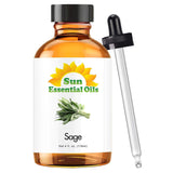Sun Essential Oils 4oz - Sage Essential Oil - 4 Fluid Ounces