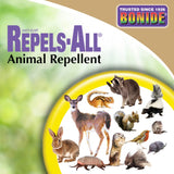 Bonide Repels-All Animal Repellent Granules, 6 lbs. Ready-to-Use Deer & Rabbit Repellent, Deter Pests from Lawn & Garden