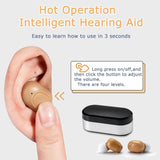 Zdzdzg Rechargeable Hearing Aids for Seniors Severe Hearing Loss,hearing aids for tinnitus,with Noise Cancelling Hearing Aids for Adults,CIC Hearing Aides Digital