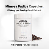 Codeage Organic Mimosa Pudica Seed Capsules - Mimosa Pudica Seeds Supplement - Black Walnut, Cloves, Vidanga, Neem, BioPerine - All in One - Sensitive Plant Pills - Non-GMO & Vegan - 120 Capsules