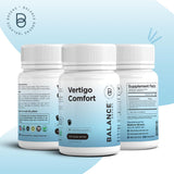 Vertigo Relief Supplement 1750 Mg - Motion Sickness, Dizziness, Tinnitus, Migraine - Inner Ear Balance - Natural Alternative to Anti Vertigo Bracelet & Pillow