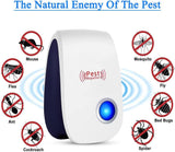 Ultrasonic Pest Repeller, 10 Pack Ultrasonic Electronic Pest Control Mouse Repellent Indoors Plug in Insect Mosquito Repellent Bug Wall for Mice, Rodent, Spider