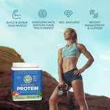 Sunwarrior Vegan Organic Protein Powder Plant-Based | BCAA Amino Acids Hemp Seed Soy Free Dairy Free Gluten Free Synthetic Free Non-GMO | Unflavored 15 Servings | Warrior Blend