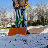 The Rah Handle! A Universal Ergonomic Back Saving Lefty Or Righty, Secondary Handle For Snow Shovels, Rakes, and Other Gardening Or Construction Tools.