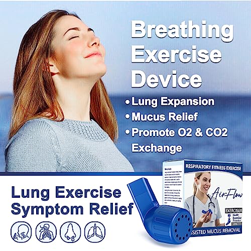 Lung Exerciser, Flutter Valve Device, Mucus Clearance and Lung Expansi