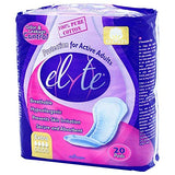 Elyte Cotton Hypoallergenic Bladder Control Pads, Extra, Case/120 (6/20s)